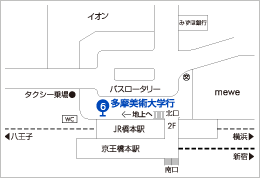 バス乗り場地図
